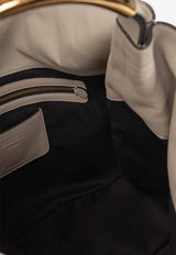 Moschino Leather Shoulder Bag Cream MC4184PP1N OA0-119