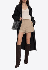 Max Mara Orbita High-Rise Mini Shorts Beige ORBITA 2521146011-012