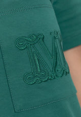 Max Mara Papaia Embroidered M T-shirt Green PAPAIA 2521946041-007