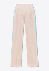 Adidas Originals Wide-Leg Track Pants Beige JY2691 0-WONTAU BLUGLO