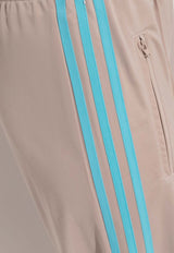 Adidas Originals Wide-Leg Track Pants Beige JY2691 0-WONTAU BLUGLO