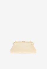 Jimmy Choo Skylar Biker Leather Clutch SKYLAR JBM-BUTTERMILK LIGHT GOLD