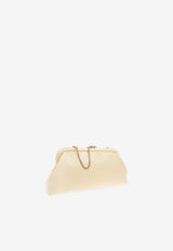 Jimmy Choo Skylar Biker Leather Clutch SKYLAR JBM-BUTTERMILK LIGHT GOLD