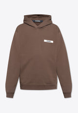 Jacquemus Sweatshirt with logo Brown HOM00247 AJ00126-880
