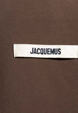 Jacquemus Sweatshirt with logo Brown HOM00247 AJ00126-880