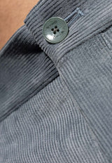 Etro Straight-Leg Corduroy Pants Blue MREA0034 99TU5M4-B0071