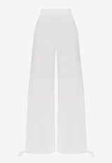 Max Mara Nigeria Wool Wide-Leg Pants Cream NIGERIA 2521336011-001