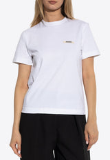 Jacquemus Gros Grain T-shirt White TSW00550 AJ00029-100