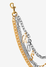 Moschino Pendant Embellished Bag Chain Gold MC6483PP1N O64-90A