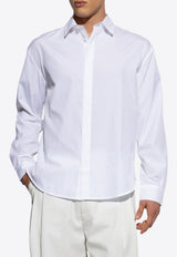 Jacquemus Henri Embroidered Shirt White SHM00567 AW00691-1LC