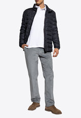 Etro Paisley Print Down Jacket Navy MRBB0001 99SASN7-X0883