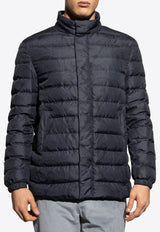 Etro Paisley Print Down Jacket Navy MRBB0001 99SASN7-X0883