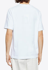 Jacquemus Gros Grain Crewneck T-shirt White TSM00133 AJ00226-100