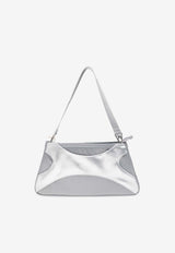 Adidas Originals Embossed Logo Shoulder Bag Silver JX9194 0-SILVMT