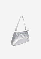 Adidas Originals Embossed Logo Shoulder Bag Silver JX9194 0-SILVMT