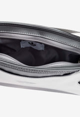 Adidas Originals Embossed Logo Shoulder Bag Silver JX9194 0-SILVMT
