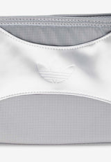 Adidas Originals Embossed Logo Shoulder Bag Silver JX9194 0-SILVMT