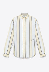 Jacquemus Striped shirt Cream SHM00001 DW00484-2BM