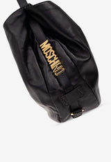 Moschino Leather Shoulder Bag Black MC4184PP1N OA0-000