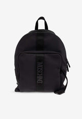 Moschino Medium Cordura Nylon Backpack Black MD4608PP0N F21-00A