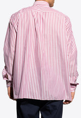 Etro Striped Pegaso Shirt Red MRIC0059 AR359-S8461
