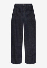 Jacquemus Mirada Straight-Leg Jeans Navy PAM00053 AD00036-390