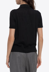 Max Mara Romania Fine Wool Shirt Black ROMANIA 2521346061-002