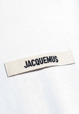 Jacquemus Gros Grain Long-Sleeved T-shirt White TSM00570 AJ00226-100