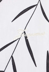 Jacquemus Simon Foliage Print Shirt White SHM00541 AW00208-1KL