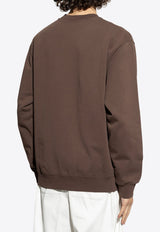 Jacquemus Sweatshirt with logo Brown SSM00206 AJ00126-880