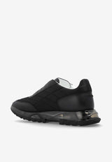 Givenchy Padded Nylon and Leather Low-Top Sneakers Black BH00A YH1WF-001