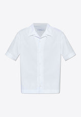 Givenchy Short-Sleeved Buttoned Shirt White BM616 J15H7-100