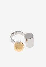 Jacquemus Perlina Asymmetric Ring Silver JWW00769 AOT4005-276