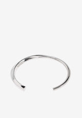 Jacquemus Tourni Twisted Bracelet Silver JWW00771 AOT4052-980