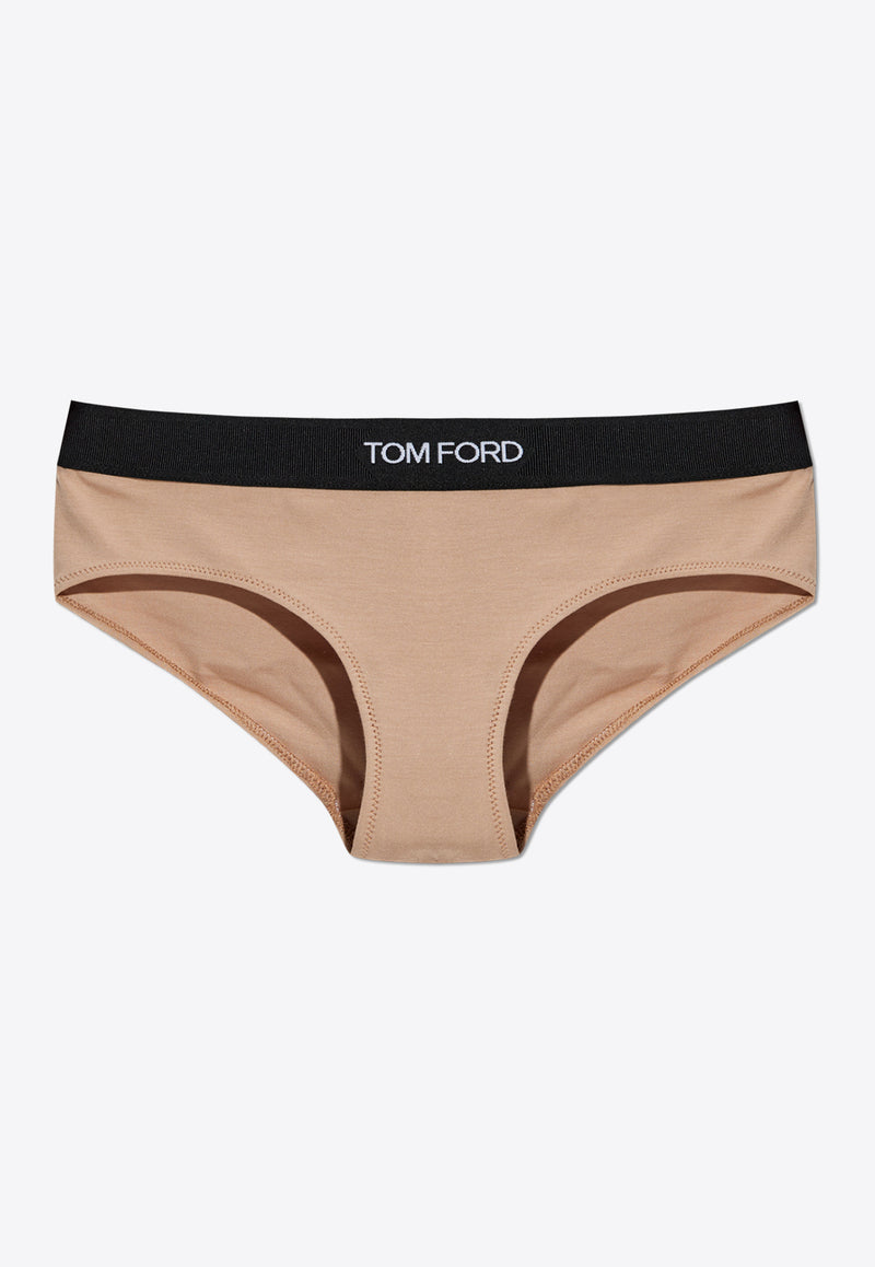 Tom Ford Elastic-Waistband Logo Briefs KNJ004 JEX011-DP061