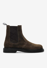 Jimmy Choo Reggie Suede Chelsea Boots Brown REGGIE CHELSEA BOOT SVV-UMBER