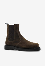 Jimmy Choo Reggie Suede Chelsea Boots Brown REGGIE CHELSEA BOOT SVV-UMBER