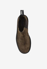 Jimmy Choo Reggie Suede Chelsea Boots Brown REGGIE CHELSEA BOOT SVV-UMBER