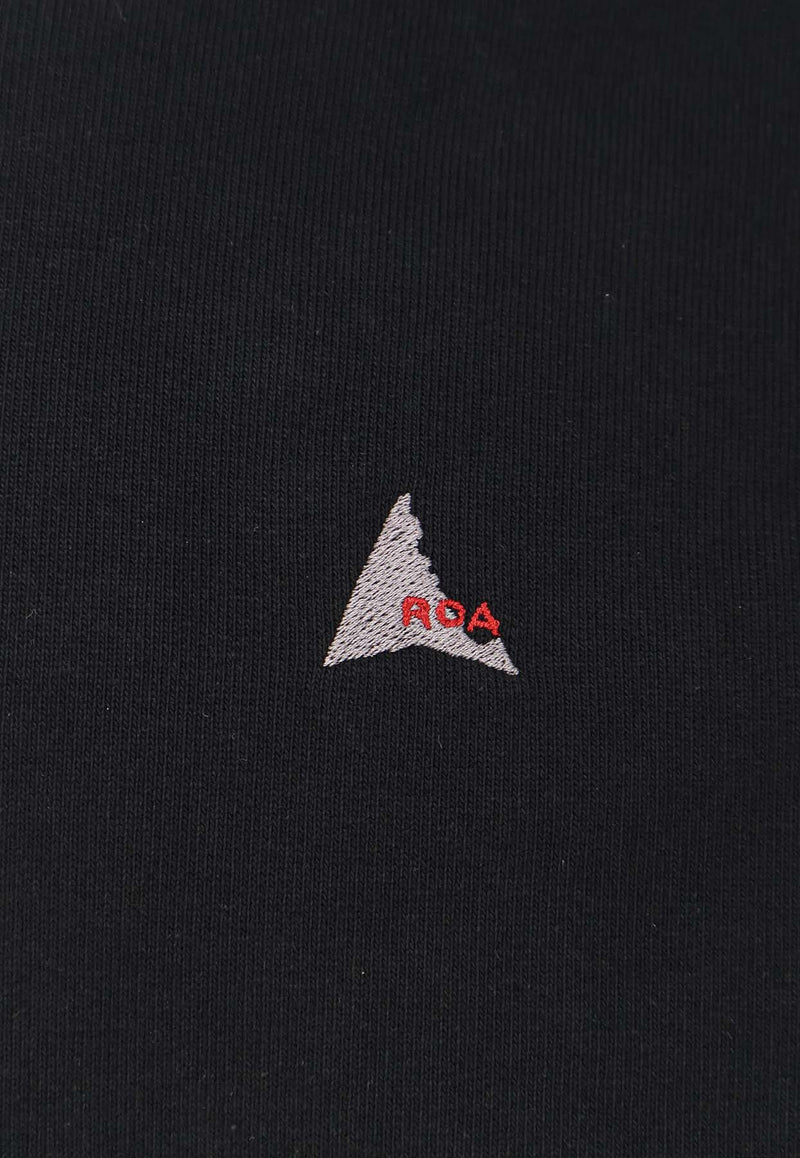 ROA Logo Embroidered Hooded Sweatshirt Black RBMW0397FA280_BLK0020_OneColor_31183769
