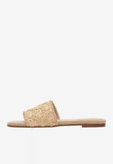 Pisa Embroidered Slides