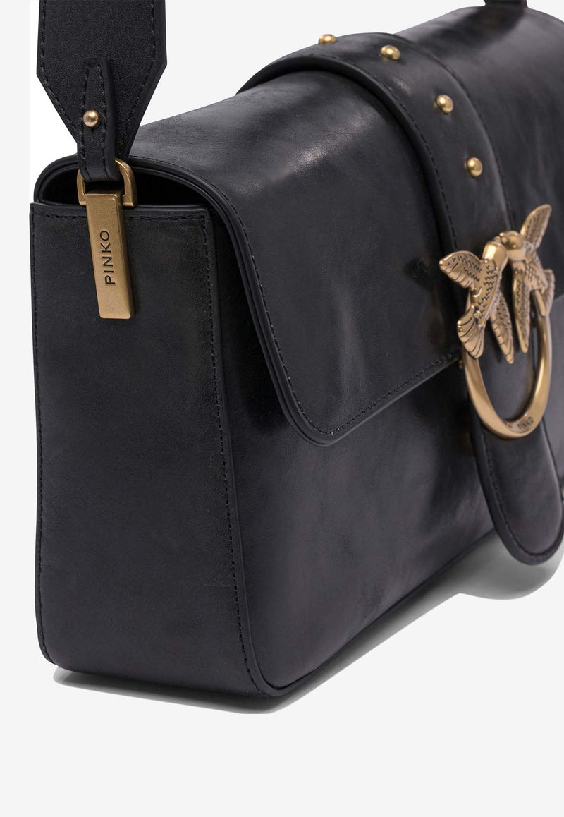 PINKO Classic Love One Shoulder Bag Black 104524A2C2Z99Q_81553