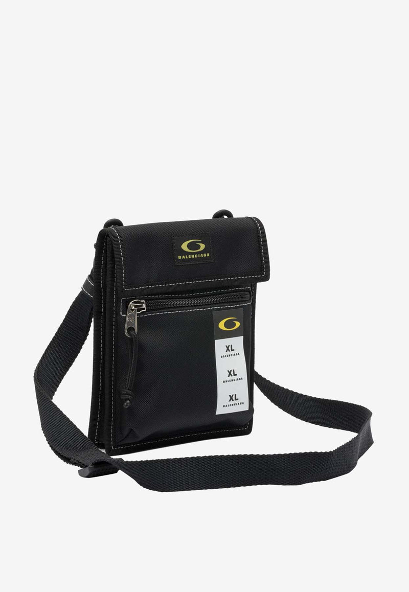 Balenciaga Explorer Pouch Bag with Strap Black 6559822ABZF1078_82421