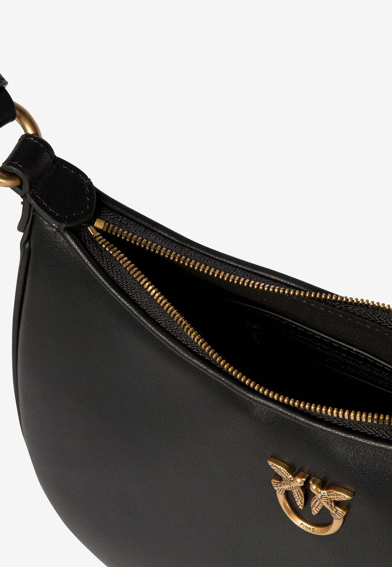 PINKO Mini Half Moon Shoulder Bag  Black 102790A0F1Z99Q_82692