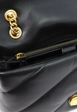 PINKO Small Love Puff Crossbody Bag in Nappa Leather Black 100039A0F2Z99Q_82650