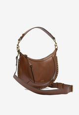 Isabel Marant Naoko Leather Shoulder Bag Brown 23PPP0001FAA1C01M50CO_82222