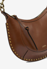 Isabel Marant Naoko Leather Shoulder Bag Brown 23PPP0001FAA1C01M50CO_82222