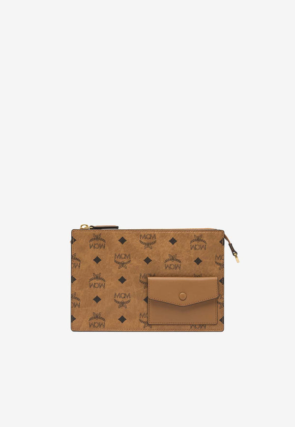 MCM Aren Standing Crossbody Bag Cognac MMRFATA01COGNAC_82180