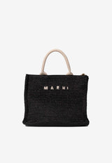Marni Small East-West Raffia Tote Bag Black SHMP0077U0P3860Z1Q44_ca4cf929-40a9-4405-bdce-7822604c944c