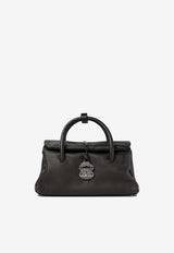Zanellato Dotta Leather Top Handle Bag Black DOTTA CENTAURO S0687501120000Z0001_81922