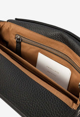 Zanellato Dotta Leather Top Handle Bag Black DOTTA CENTAURO S0687501120000Z0001_81922
